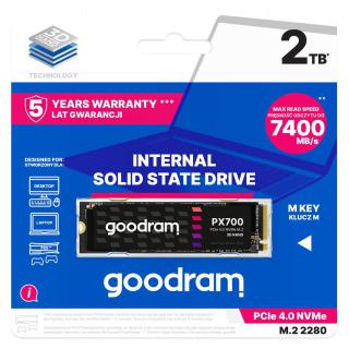 SSD GOODRAM PX700 M.2 PCIe 4x4 2TB RETAIL