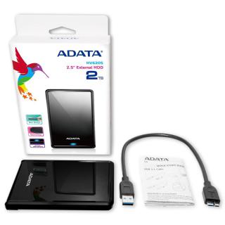 HDD USB3.1 4TB EXT. 2.5" BLACK AHV620S-4TU31-CBK ADATA