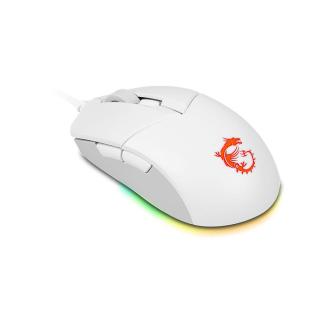 MOUSE USB OPTICAL GAMING/CLUTCH GM11 WHITE MSI