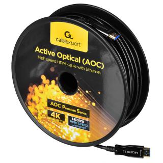 GEMBIRD AKTYWNY KABEL OPTYCZNY (AOC) HIGH SPEED HDMI Z ETHERNETEM SERIA PREMIUM, 50M