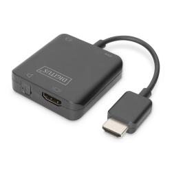 Ekstraktor DIGITUS sygnału dźwiękowego 4K HDMI do HDMI/Stereo 2.0 /Toslink 5.1