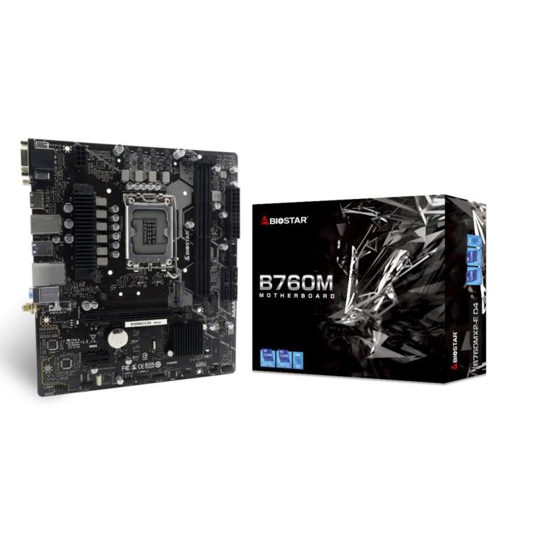 MB B760 S1700 MATX/B760MX2-E D4 BIOSTAR