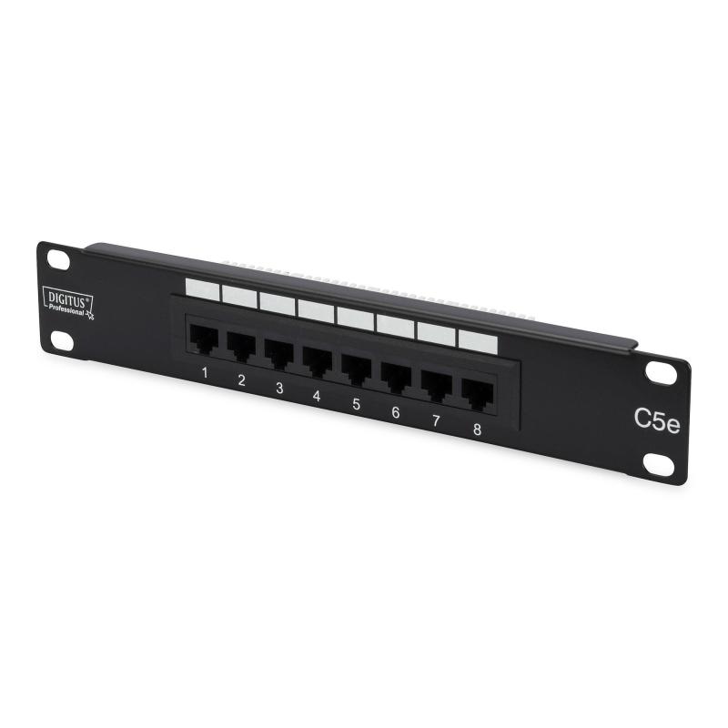 Patch panel DIGITUS 10" 8x RJ45 S/FTP kat. 5e 1U