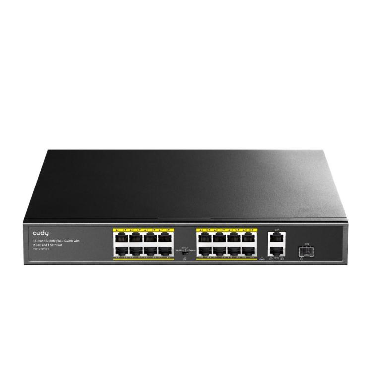 Przełącznik FS1018PS1 16xFE PoE+ 200W 1xSFP