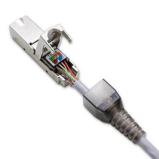 Wtyk RJ45 beznarzędziowy STP | CAT6 | JACK PIN | T568B |...