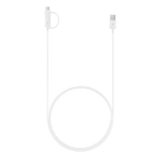 Samsung Combo Cable (Type-C & Micro USB), White