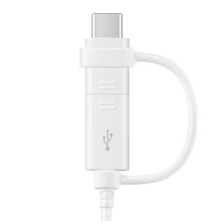 Samsung Combo Cable (Type-C & Micro USB), White