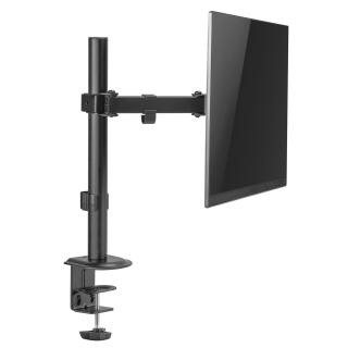 Uchwyt biurkowy do monitora LCD Maclean MC-572N pojedyncze ramię, VESA 75x75 oraz 100x100, 17-32", 9kg