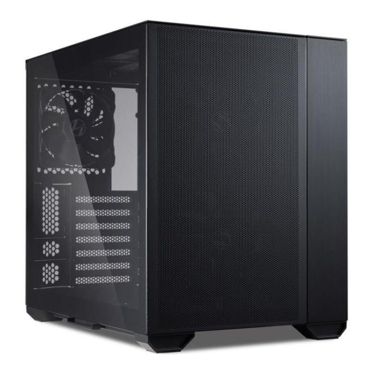 Obudowa Lian Li O11 AIR MINI BLACK E-ATX Midi Tower bez zasilacza z oknem czarna