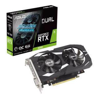 Karta VGA Asus Dual GeForce RTX 3050 OC Edition 6GB GDDR6 96bit HDMI+DP+DVI-D PCIe4.0