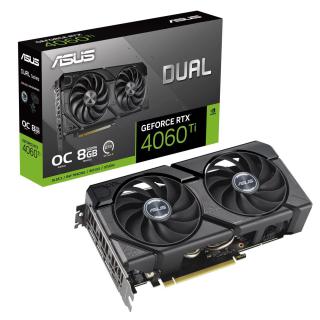 Karta VGA Asus GeForce RTX 4060 Ti DUAL-RTX4060TI-O8G-EVO OC 8GB GDDR6 128bit HDMI+3xDP PCIe4.0