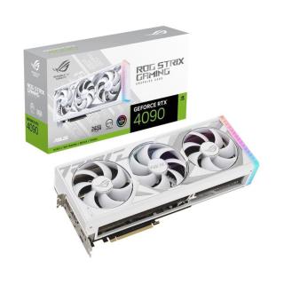 Karta VGA Asus GeForce RTX 4090 ROG-STRIX-RTX4090-24G-WHITE 24GB GDDR6X 384-bit 2xHDMI+3xDP PCIe4.0