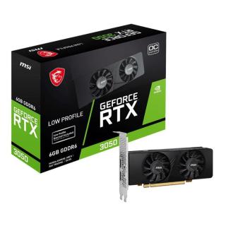 Karta VGA MSI GeForce RTX 3050 LP 6G OC 6GB GDDR6 96bit 2xHDMI+DP PCIe4.0