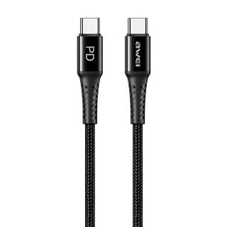 Kabel USB Awei CL-111T USB-C/USB-C 60W PD 3.1 Fast...