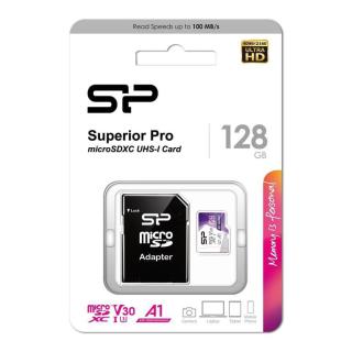 Karta pamięci Silicon Power microSDXC Superior Pro 128GB...