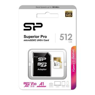 Karta pamięci Silicon Power microSDXC Superior Pro 512GB...