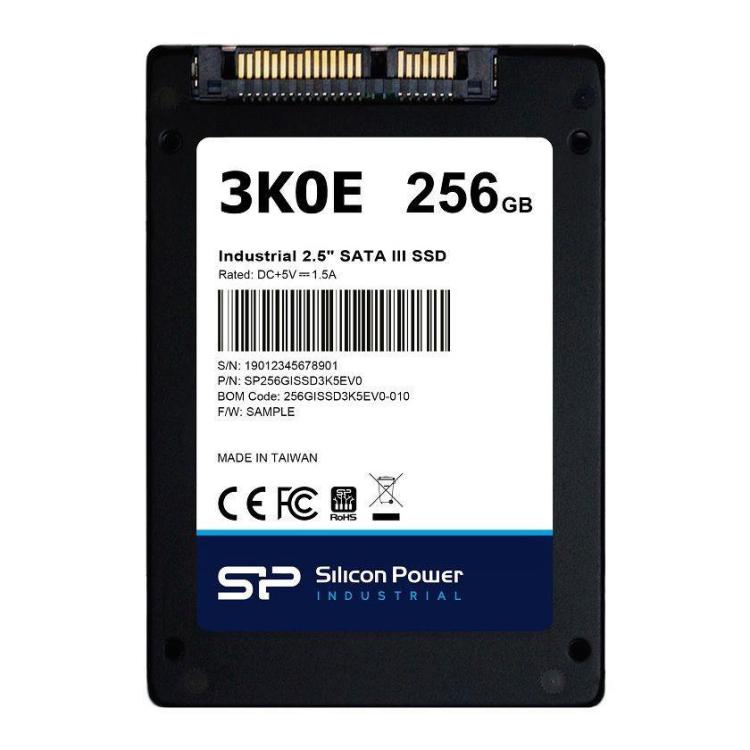 Dysk SSD Silicon Power 3K0E Industrial 256GB 2.5” SATA3 (540/470 MB/s)