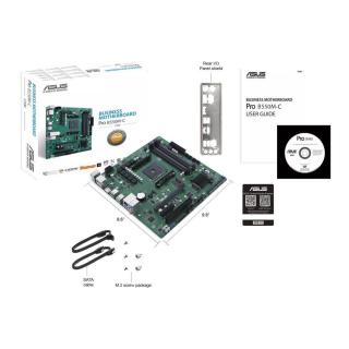 Płyta Asus Pro B550M-C/CSM /AMD B550/DDR4/SATA3/M.2/USB3.1/PCIe4.0/AM4/mATX