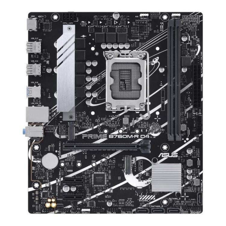 Płyta Asus PRIME B760M-R D4 /B760/DDR4/SATA3/M.2/USB3.0/PCIe4.0/s.1700/mATX