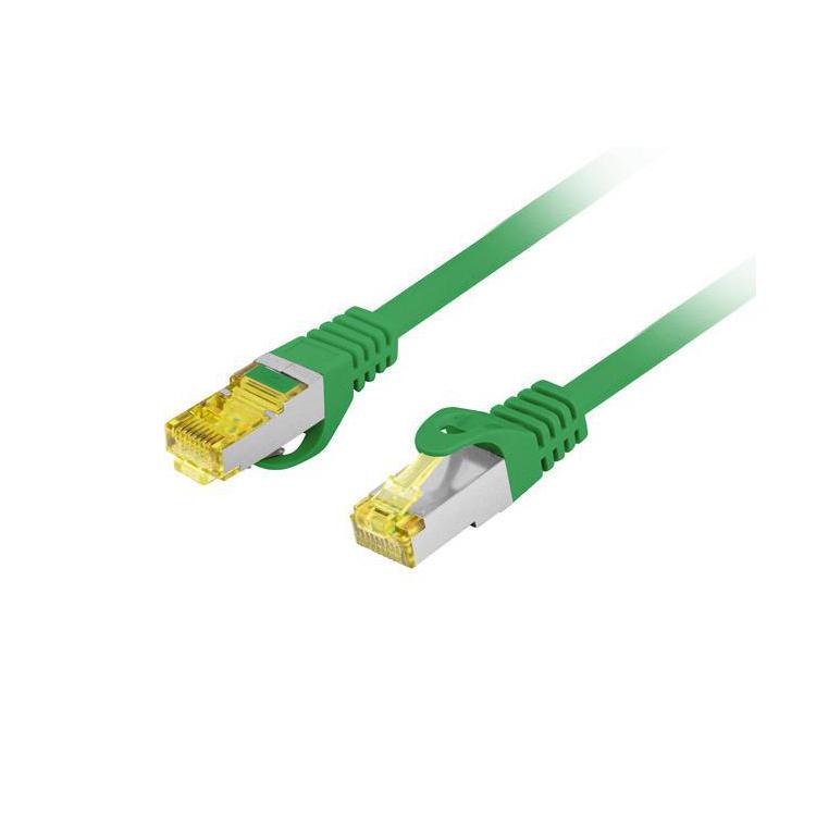 Patchcord Lanberg S/FTP kat.6A 3m LSZH CU fluke passed zielony