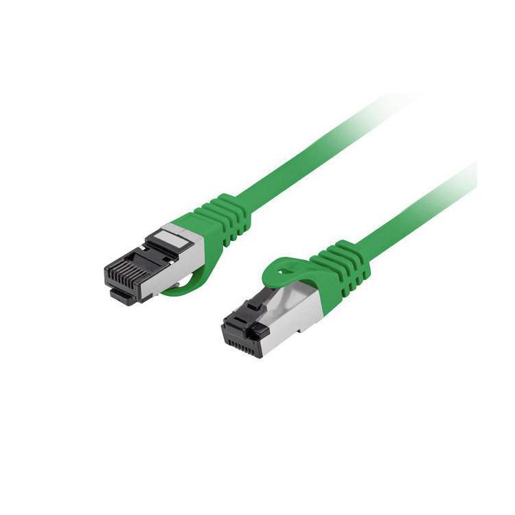 Patchcord Lanberg S/FTP kat.8.1 1,5m LSZH CU fluke passed zielony