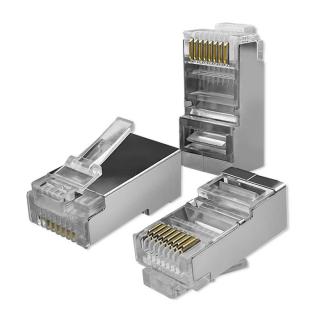 Wtyk QOLTEC przelotowy złącze RJ45 | CAT5e | FTP | Pass...