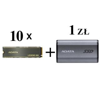 Kup 10 x ADATA DYSK SSD LEGEND 800 1TB M.2 PCIE NVME a...