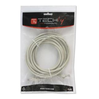 PatchCord Techly Cat.5e U/UTP, 0,5m, szary Soho CCA