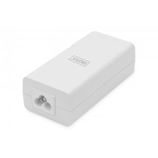 Zasilacz/Adapter PoE+ 802.3at, max. 52V 30W Gigabit 10/100/1000 Mbps, aktywny, Biały