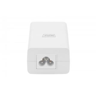 Zasilacz/Adapter PoE+ 802.3at, max. 52V 30W Gigabit 10/100/1000 Mbps, aktywny, Biały