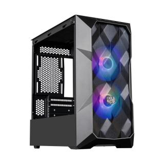 Cooler Master TD300 Mesh, Obudowa Micro-ATX, ARGB, Szkło hartowane - czarny