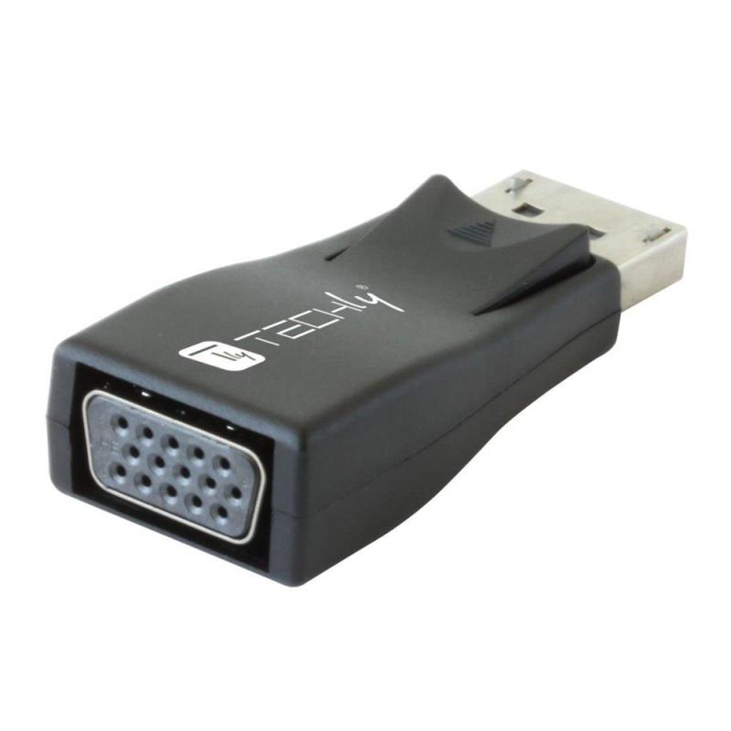 Adapter Techly DisplayPort 1.2 na VGA M/F