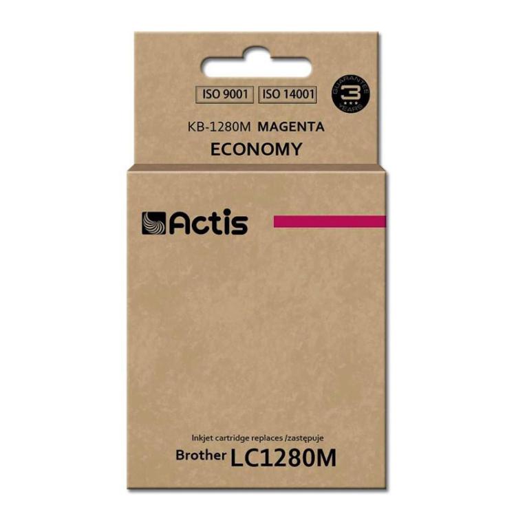 Actis KB-1280M Tusz (zamiennik Brother LC1280M Standard 19 ml czerwony)