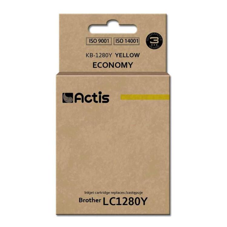 Actis KB-1280Y Tusz (zamiennik Brother LC1280Y Standard 19 ml żółty)