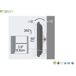 Uchwyt ścienny Techly 13"-30", 23kg regulowany