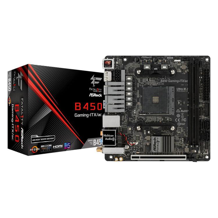 B450 GAMING-ITX/AC AM4 2 DDR4/IN