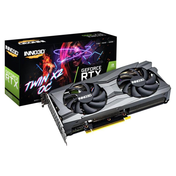 INNO3D GeForce RTX 3060 Twin X2 OC LHR, 12288 MB GDDR6