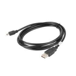 Kabel USB 2.0 Lanberg mini AM-BM5P(CANON) 1,8m czarny