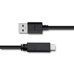 Kabel USB Qoltec 3.1 typ C męski | USB 3.0 A męski | 1.8m...