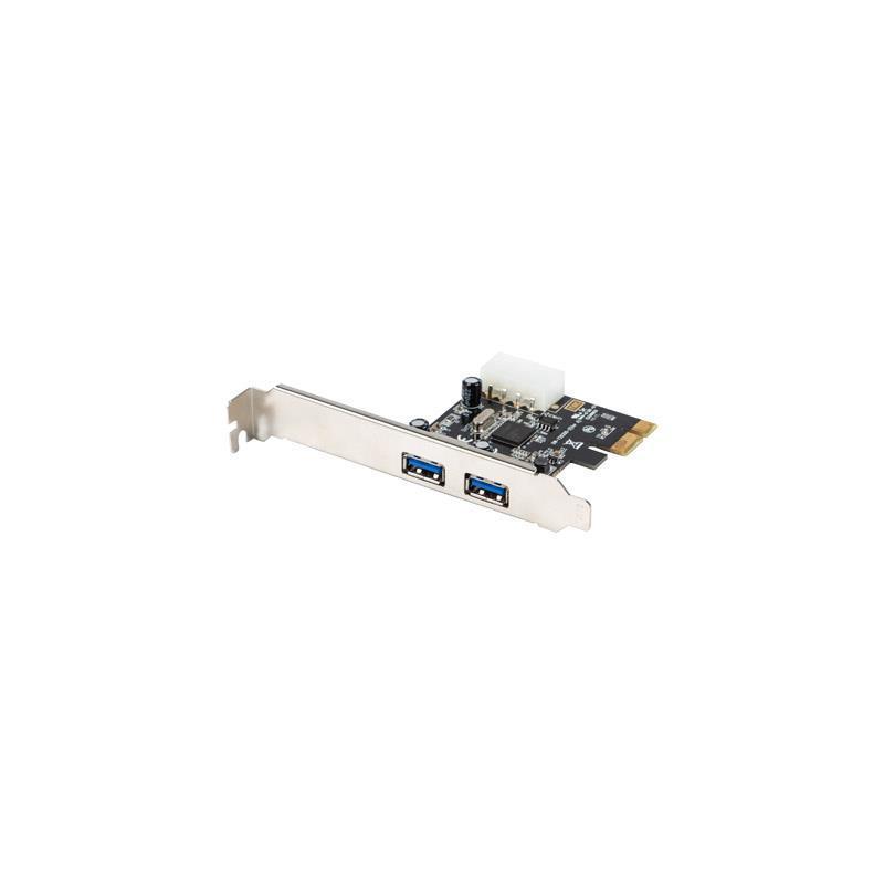 Karta Lanberg PCI Express - USB 3.1 Gen1 2-port + śledź low profile