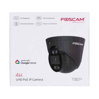 FOSCAM Kamera T8EP 8MP POE Czarna