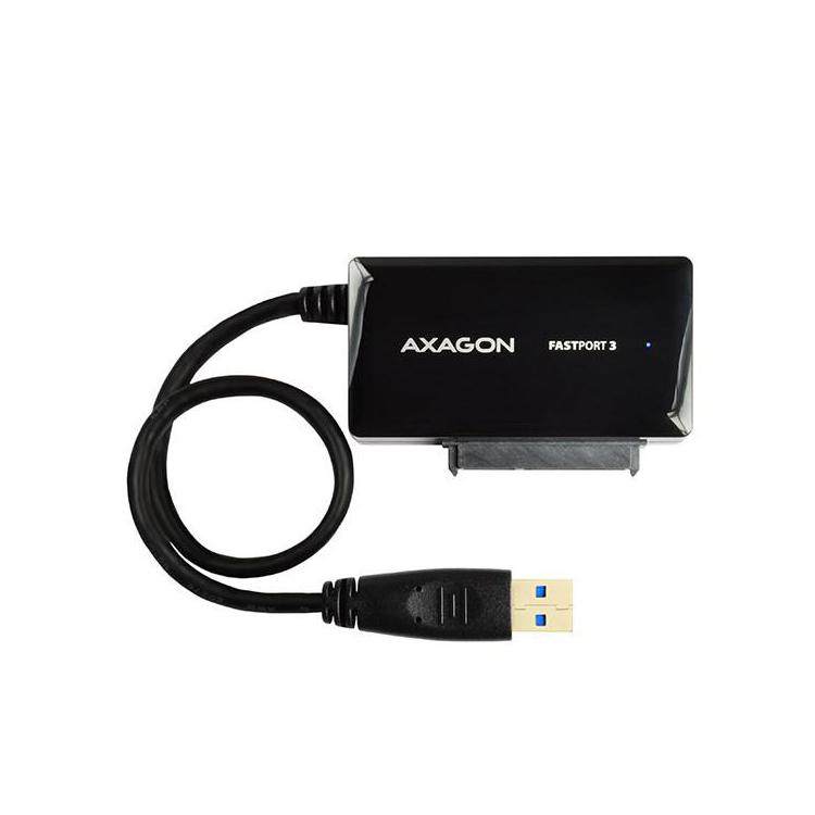 AXAGON ADSA-FP3 FASTPort3 Adapter, USB3.0, HDD/SSD/ODD, SATA 6G - zasilacz sieciowy