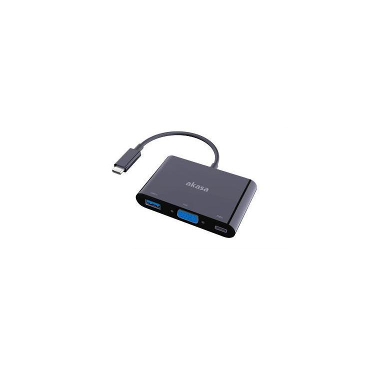 Konwerter Akasa Type-C na VGA z portem USB 3.0 Type-A