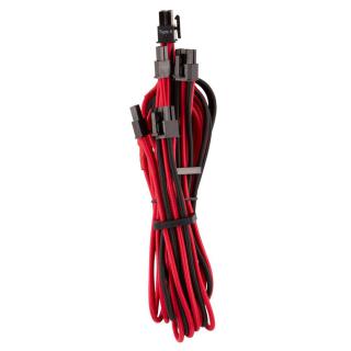 Corsair Premium Sleeved PCIe Dual Cable Twin Pack (Gen 4)...