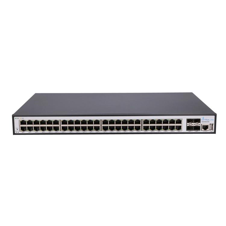 Extralink Nemezis | Switch | 48x RJ45 1000Mb/s, 4x SFP+, L3, zarządzalny