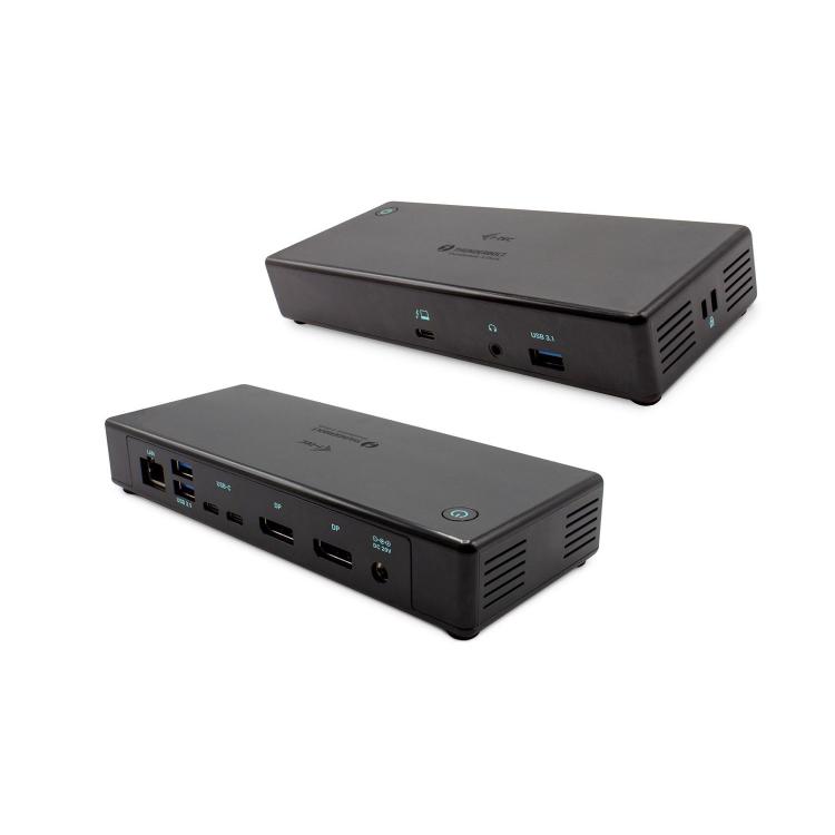 I-TEC THUNDERBOLT3 2X LCD DOCK/USB-C COMPATIBLE DP 1.4 PD 85W