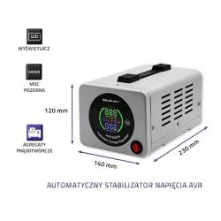 Stabilizator napięcia AVR Qoltec 500VA