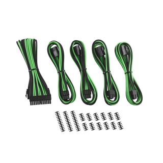 CableMod Classic ModMesh Cable Extension Kit - Seria 8+8 - czarny/jasnozielony