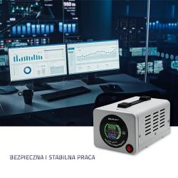 Stabilizator napięcia AVR Qoltec 1000VA