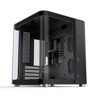 Obudowa Jonsbo TK-1 2.0 Micro-ATX, Szkło Hartowane - czarna